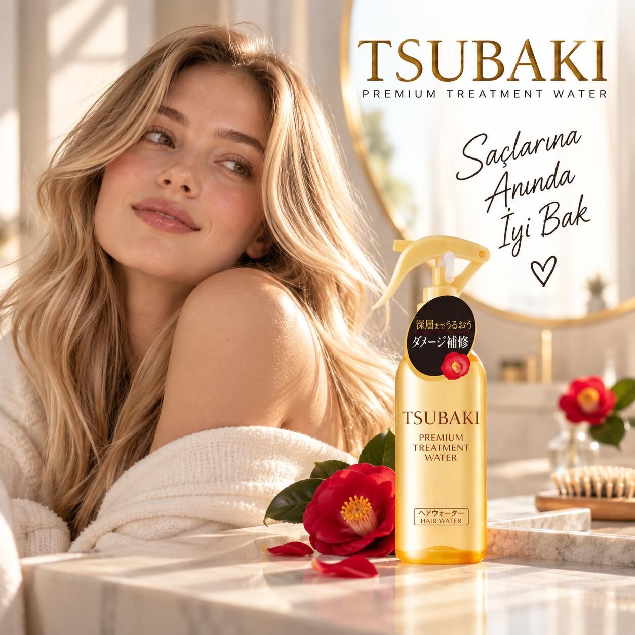 TSUBAKI Premium Treatment Water Nedir? Ne İşe Yarar ve Nasıl Kullanılır?