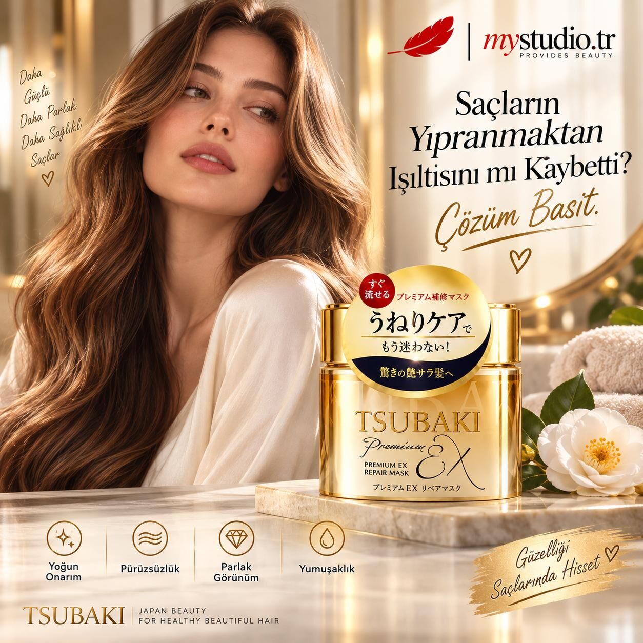 Saçların Yıpranmaktan Işıltısını mı Kaybetti? Çözüm Basit.