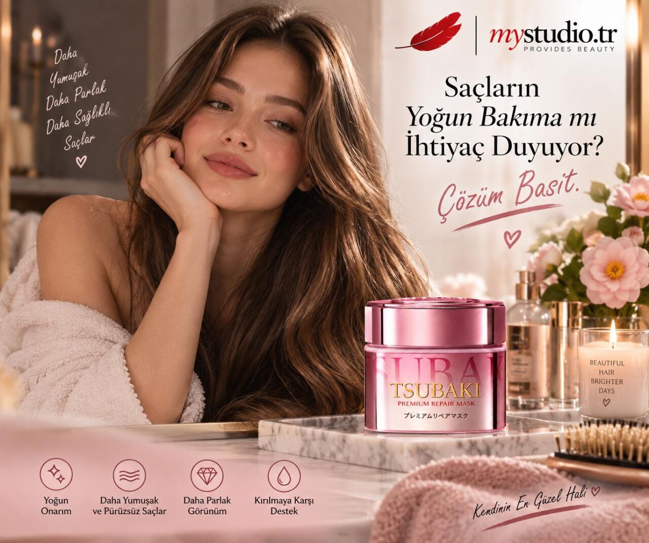 Saçların Yoğun Bakıma mı İhtiyaç Duyuyor? Çözüm Basit.