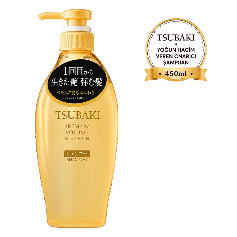 Tsubaki Premium Volume & Repair Yoğun Hacim Veren Onarıcı Şampuan 450 ml