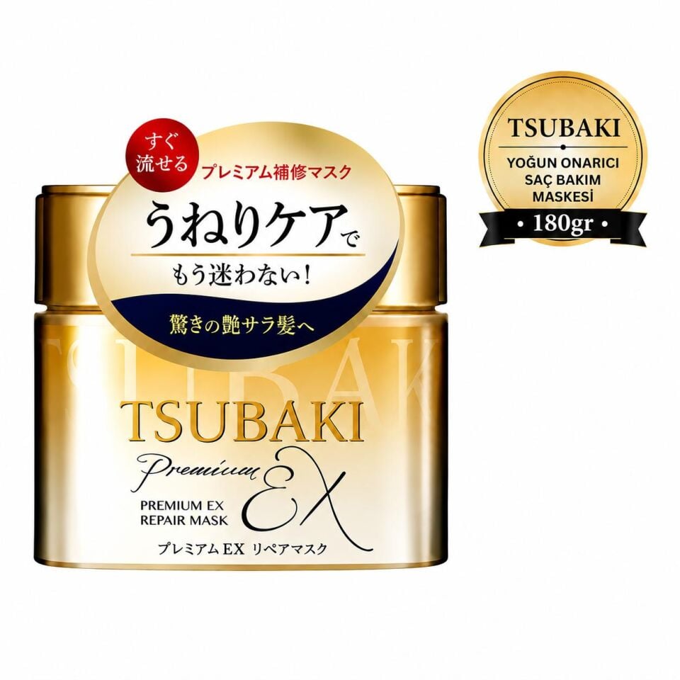 Tsubaki Premium EX Repair Yoğun Onarıcı Saç Bakım Maskesi 180 gr