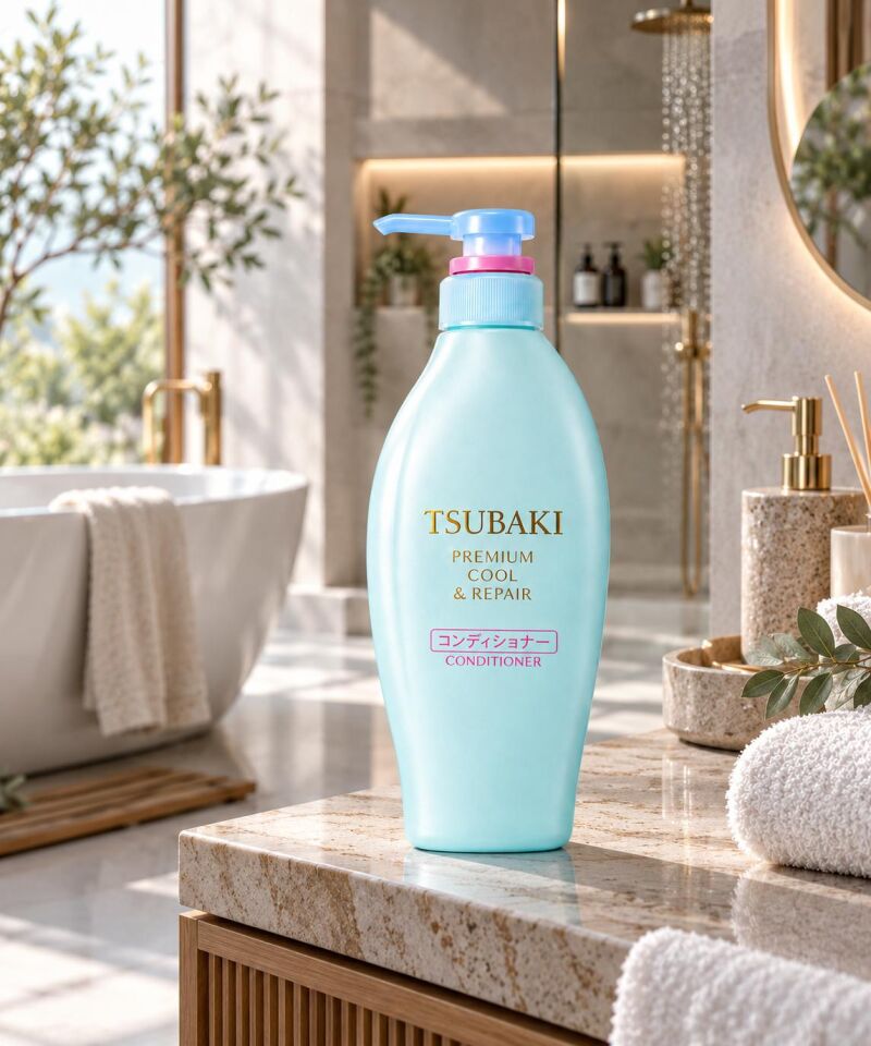Tsubaki Premium Cool & Repair Ferahlatıcı ve Yoğun Onarıcı Saç Kremi 450 ml