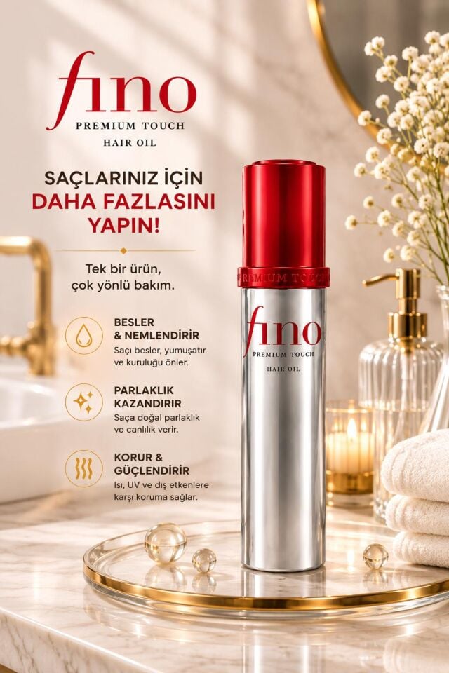 Fino Premium Touch Yoğun Onarıcı Saç Bakım Yağı 70 ml
