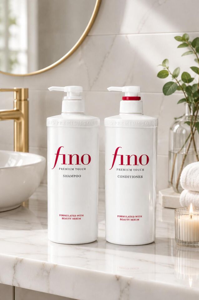 Fino Premium Touch Şampuan 550 ml + Saç Bakım Kremi 550 ml Seti